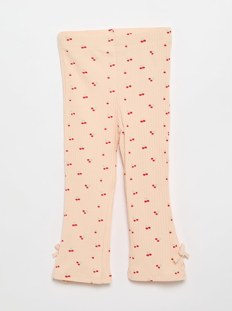 2-delige set T-shirt + legging Rose - Kiabi