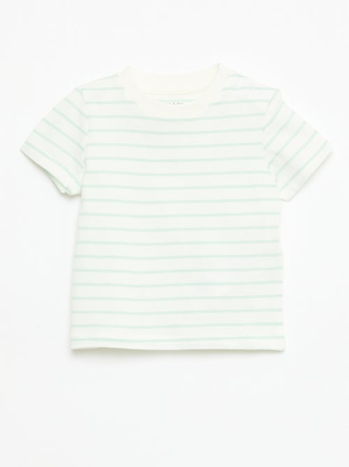 2-delige set T-shirt + tuinbroekshort - Kiabi