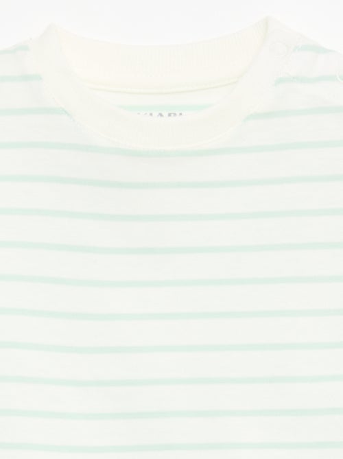 2-delige set T-shirt + tuinbroekshort - Kiabi