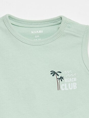 2-delige set: top + short