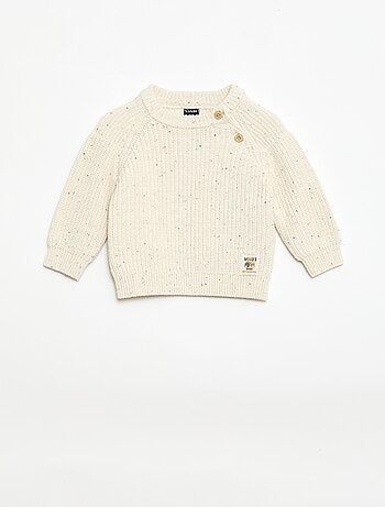 2-delige set van gemêleerd tricot