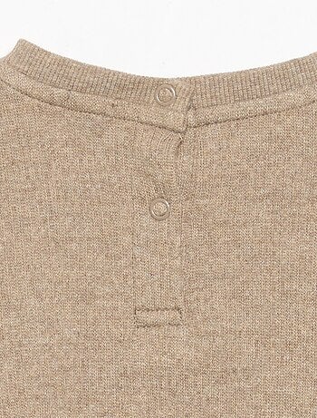 2-delige set van geribde stof - Sweater + broek