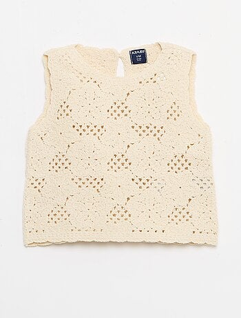 2-delige set van haakbreisel - top + short