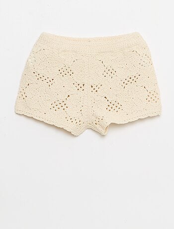2-delige set van haakbreisel - top + short