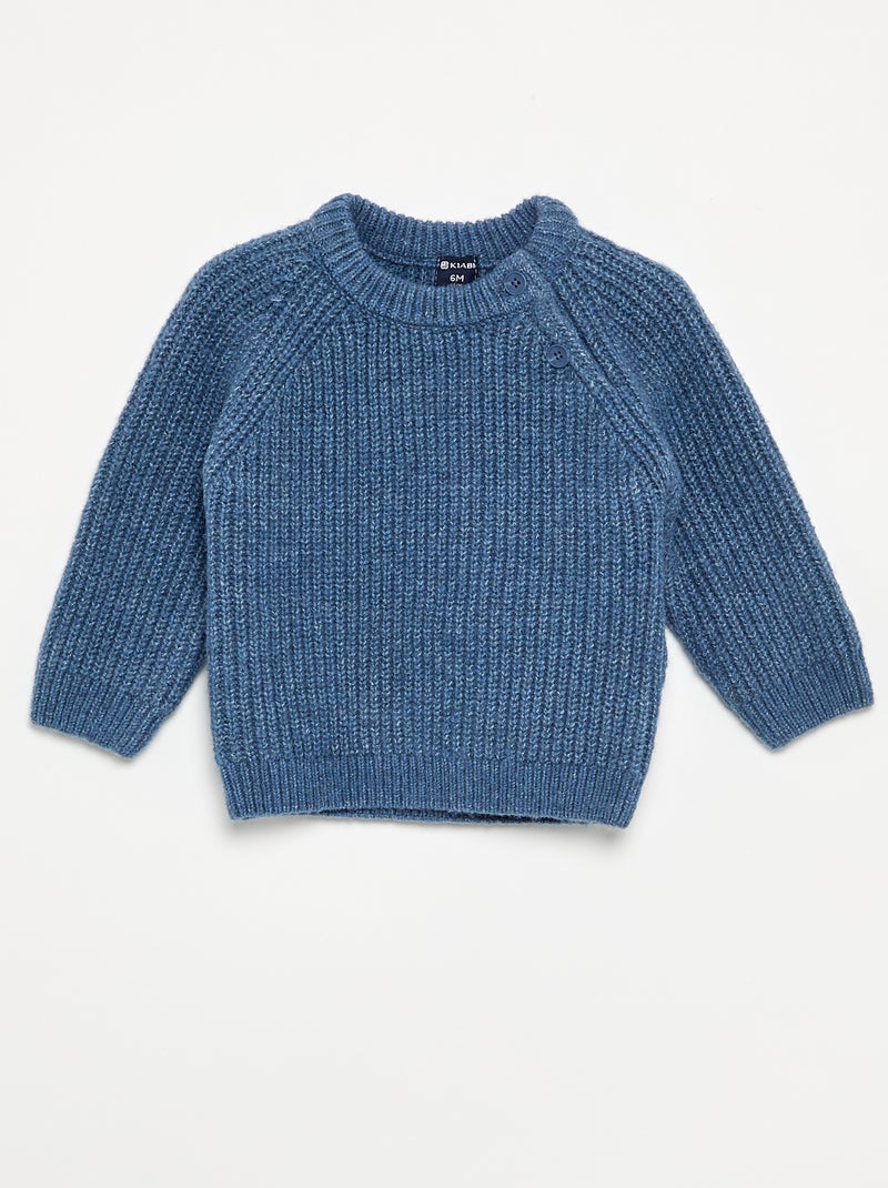 2-delige set van tricot - trui + legging Blauw - Kiabi