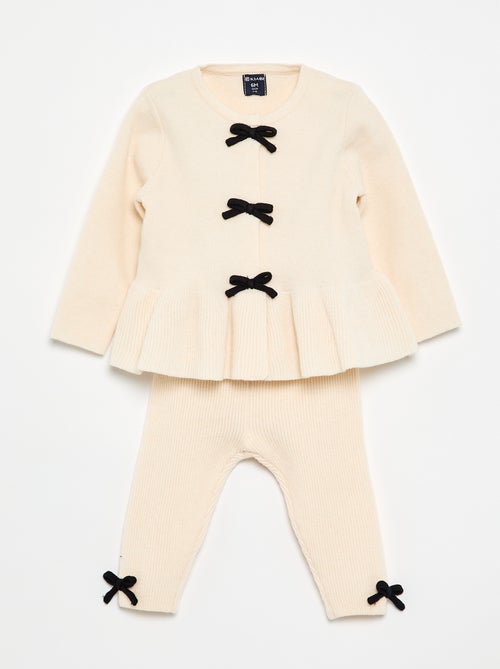 2-delige set van tricot - Trui + legging - Kiabi 2-delige set van tricot - Trui + legging - Kiabi