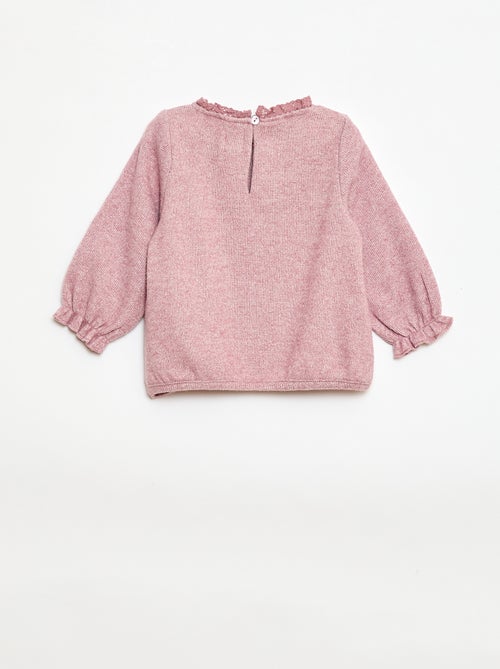 2-delige set van zachte teddy stof - Kiabi