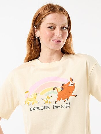 2-delige pyjamashort met 'Vice Versa'-print