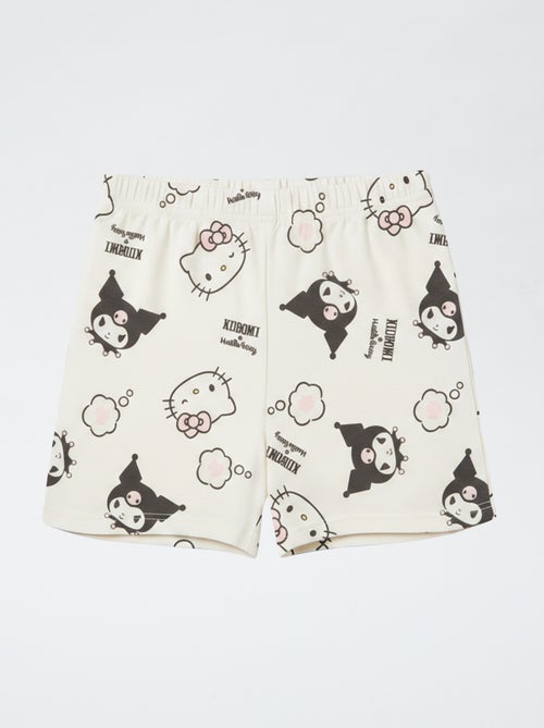 2-delige shortpyjama van katoenjersey 'Hello Kitty' - Kiabi