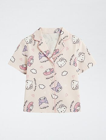 2-delige shortpyjama van katoenjersey 'Hello Kitty'