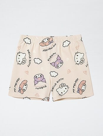 2-delige shortpyjama van katoenjersey 'Hello Kitty'