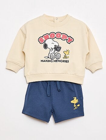 2-delige 'Snoopy' set sweater + short