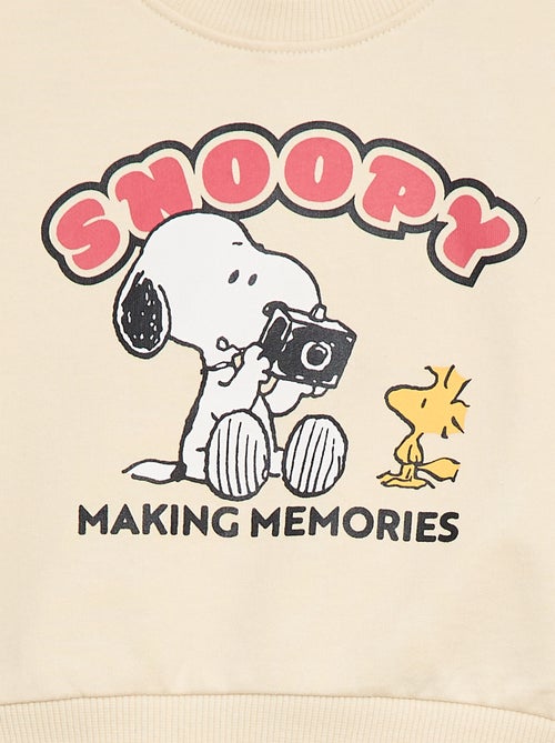 2-delige 'Snoopy' set sweater + short - Kiabi