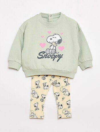 2-delige 'Snoopy' set Sweatshirt + legging