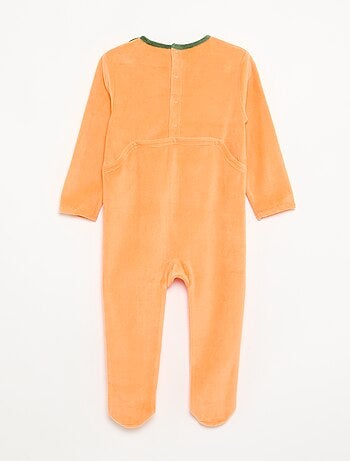 2-delige velours set 'Halloween' - slaappak + muts