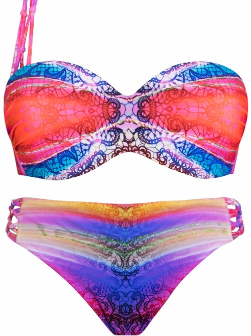 2-delige voorgevormde set 1 bandje rainbow - Kiabi 2-delige voorgevormde set 1 bandje rainbow - Kiabi