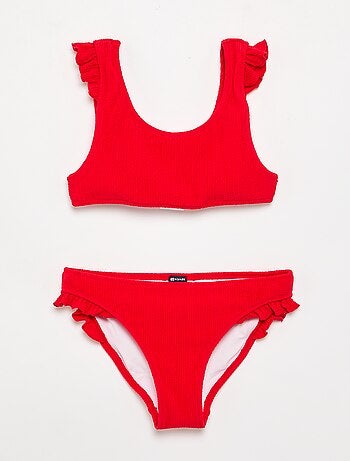 2-delige zwemkleding met ruches