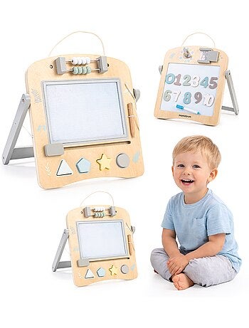 2-in-1 houten educatief bord voor kinderen