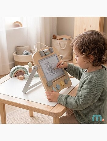 2-in-1 houten educatief bord voor kinderen