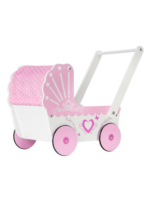 2-in-1 houten poppenwagen roze – poppenwagen en loopwagen voor de eerste stapjes - Kiabi 2-in-1 houten poppenwagen roze – poppenwagen en loopwagen voor de eerste stapjes - Kiabi