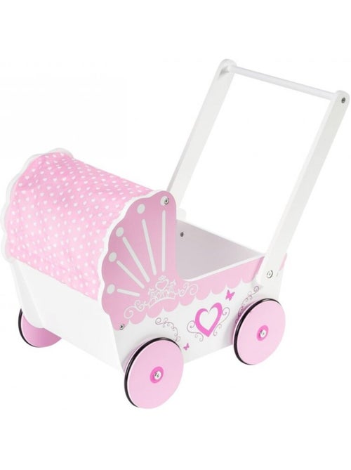 2-in-1 houten poppenwagen roze – poppenwagen en loopwagen voor de eerste stapjes - Kiabi 2-in-1 houten poppenwagen roze – poppenwagen en loopwagen voor de eerste stapjes - Kiabi
