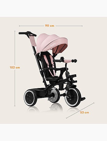 2-in-1 meegroeitrike LIONELO Berry – Fiets met duwstang – Vanaf 9 maanden – Bel en bekerhouder