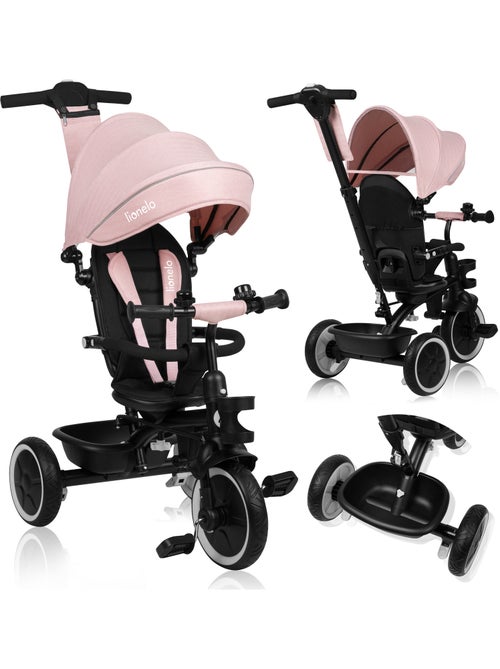 2-in-1 meegroeitrike lionelo berry – fiets met duwstang – vanaf 9 maanden – bel en bekerhouder - Kiabi 2-in-1 meegroeitrike lionelo berry – fiets met duwstang – vanaf 9 maanden – bel en bekerhouder - Kiabi