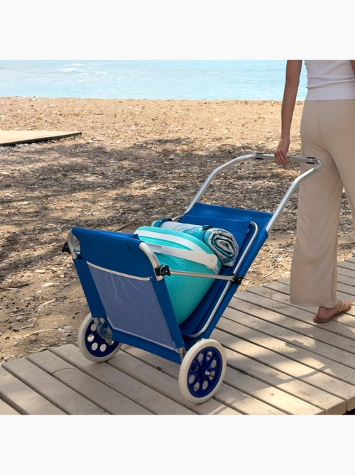 2-in-1 opvouwbare strandkar/ligstoel aktive - Kiabi 2-in-1 opvouwbare strandkar/ligstoel aktive - Kiabi