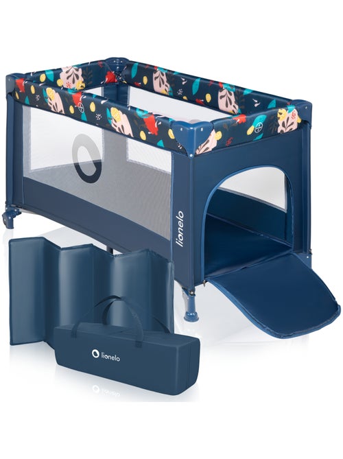 2-in-1 reisbedje LIONELO Stefi – Babybox – 125 x 65 cm – Wieltjes – 0-36 maanden – Inclusief tas - Kiabi 2-in-1 reisbedje LIONELO Stefi – Babybox – 125 x 65 cm – Wieltjes – 0-36 maanden – Inclusief tas - Kiabi