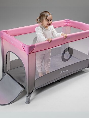 2-in-1 reisbedje LIONELO Stefi – Babybox – 125 x 65 cm – Wieltjes – 0-36 maanden – Inclusief tas