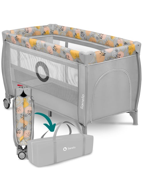2-in-1 reisbedje LIONELO Stefi Plus – Babybox – Matras met hoge dichtheid – Wieltjes – 0-36 maanden - Kiabi 2-in-1 reisbedje LIONELO Stefi Plus – Babybox – Matras met hoge dichtheid – Wieltjes – 0-36 maanden - Kiabi