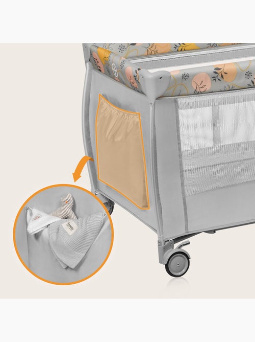 2-in-1 reisbedje LIONELO Stefi Plus – Babybox – Matras met hoge dichtheid – Wieltjes – 0-36 maanden - Kiabi 2-in-1 reisbedje LIONELO Stefi Plus – Babybox – Matras met hoge dichtheid – Wieltjes – 0-36 maanden - Kiabi
