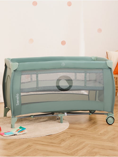 2-in-1 reisbedje LIONELO Stefi Plus – Babybox – Matras met hoge dichtheid – Wieltjes – 0-36 maanden - Kiabi 2-in-1 reisbedje LIONELO Stefi Plus – Babybox – Matras met hoge dichtheid – Wieltjes – 0-36 maanden - Kiabi