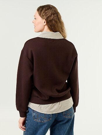 2-in-1 sweaterblouse