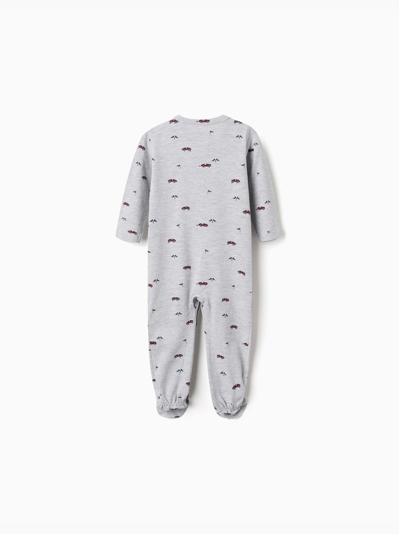 2 Katoenen babypakjes met autoprints Multicolor - Kiabi