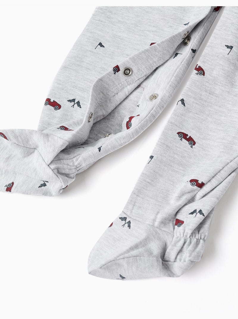 2 Katoenen babypakjes met autoprints Multicolor - Kiabi