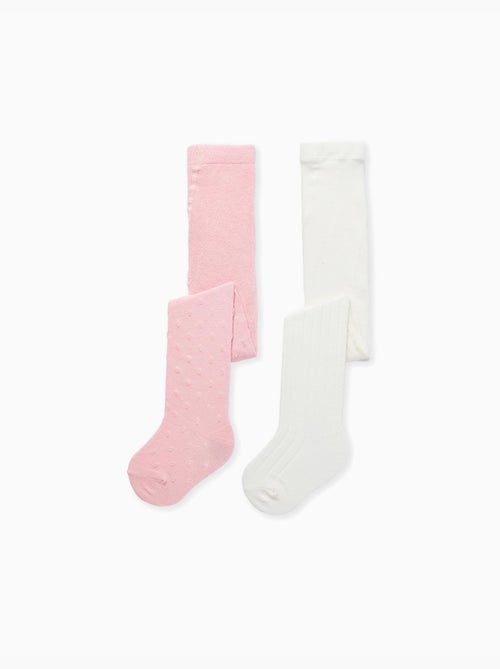 2 paar geribbelde/jacquard maillots - Kiabi 2 paar geribbelde/jacquard maillots - Kiabi