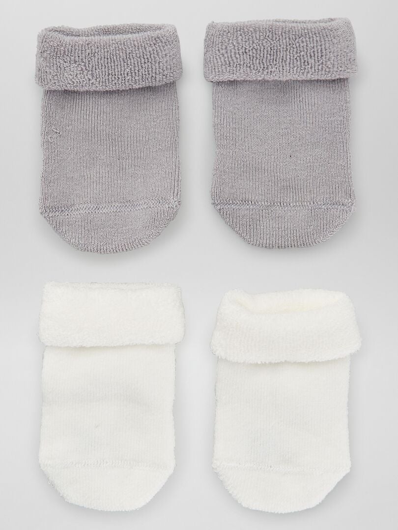 2 paar sokken WIT - Kiabi