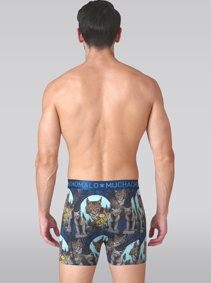 2 pack Muchachomalo boxershorts Blauw Zwart - Kiabi