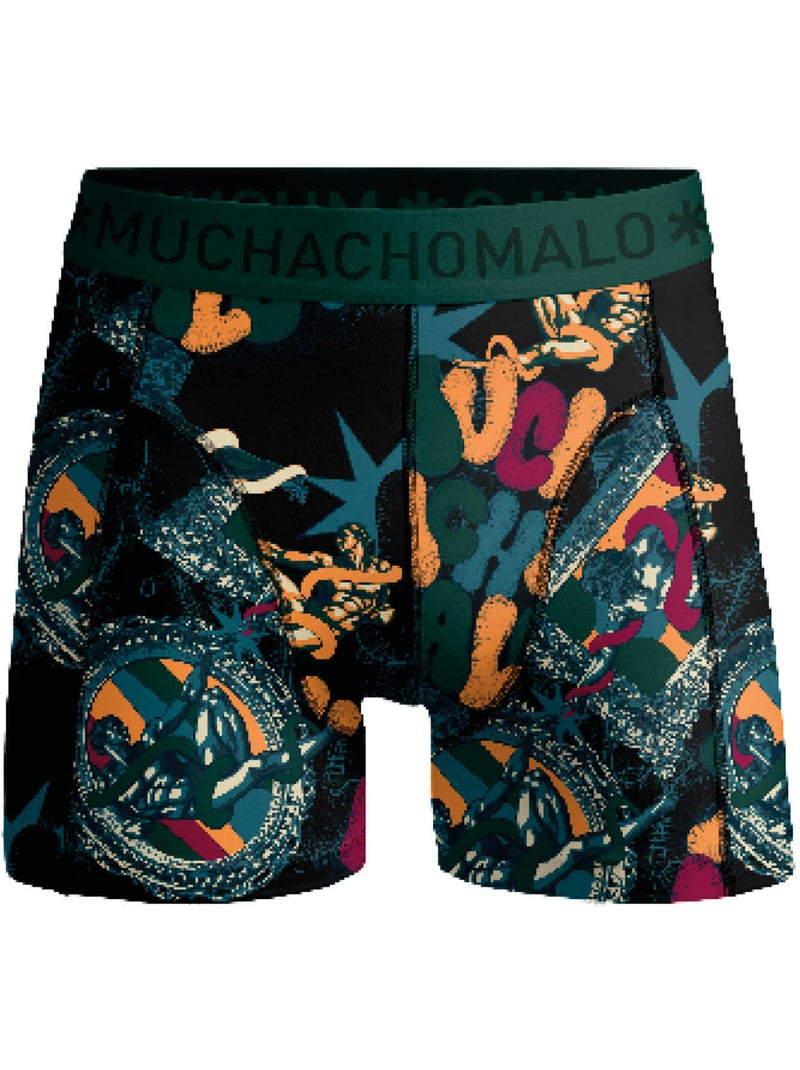 2 pack Muchachomalo boxershorts Groengrijs Zwart - Kiabi