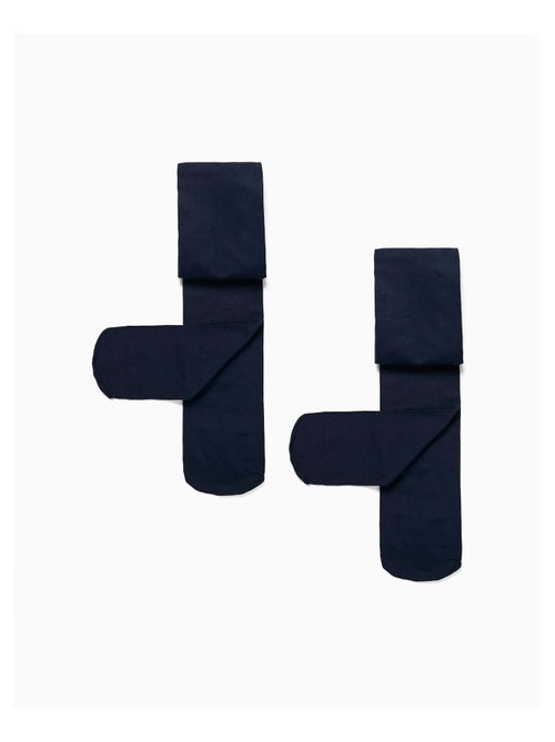 2-Pack van 40 denier microvezel panty's - Kiabi