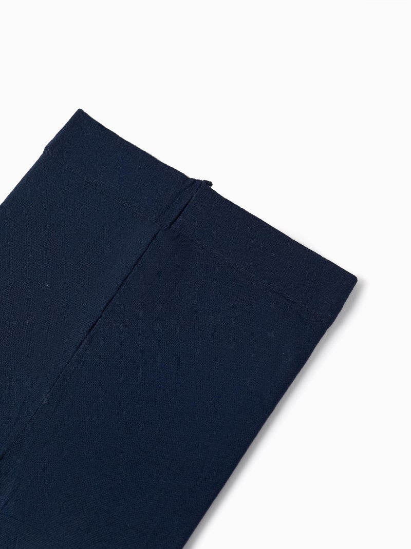 2-Pack van 40 denier microvezel panty's Donkerblauw - Kiabi