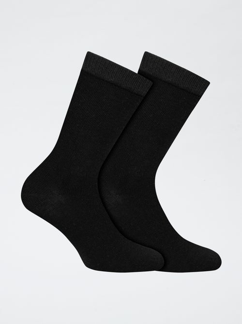 2 paires de mi chaussette 'DIM' en coton - Kiabi