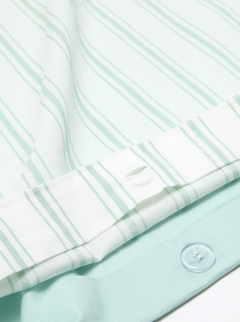 2-persoons dekbedovertrek (200x200 cm) - Kiabi Home Blauw - Kiabi