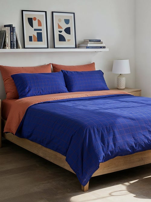 2-persoons dekbedovertrek (240 x 220cm) van katoenen mousseline - Kiabi Home - Kiabi