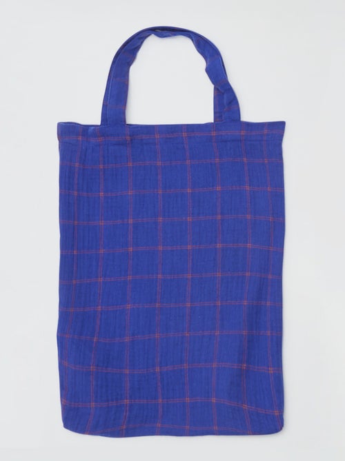 2-persoons dekbedovertrek (240 x 220cm) van katoenen mousseline - Kiabi Home - Kiabi