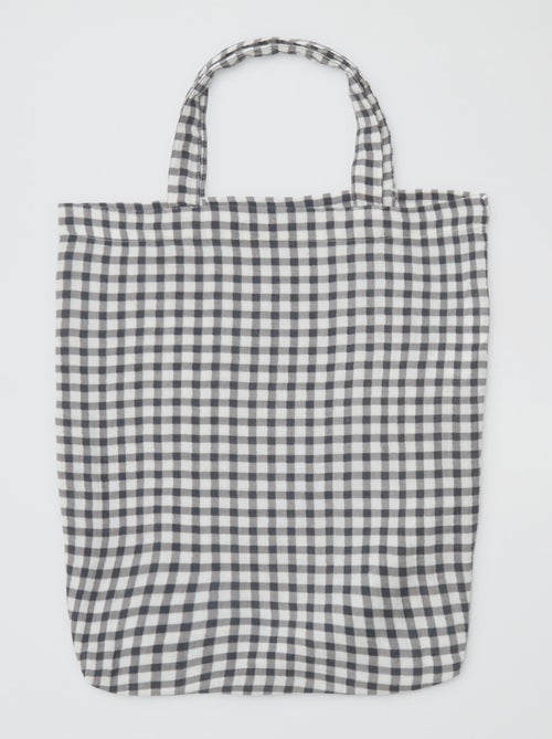 2-persoons dekbedovertrek (240 x 220cm) van katoenen mousseline - Kiabi Home - Kiabi 2-persoons dekbedovertrek (240 x 220cm) van katoenen mousseline - Kiabi Home - Kiabi