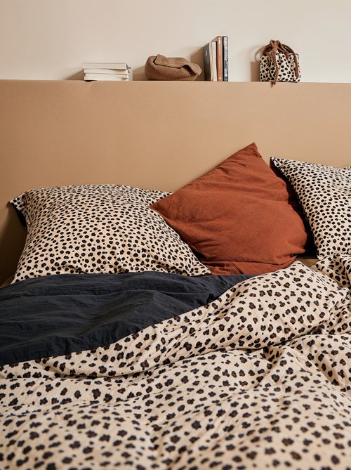 2-persoons dekbedovertrek (240 x 220cm) van katoengaas - Kiabi Home - Kiabi