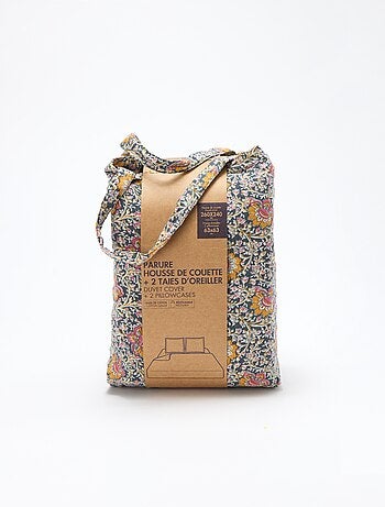 Dekbedovertrek 2-persoons (260x240cm) van katoengaas - Kiabi Home