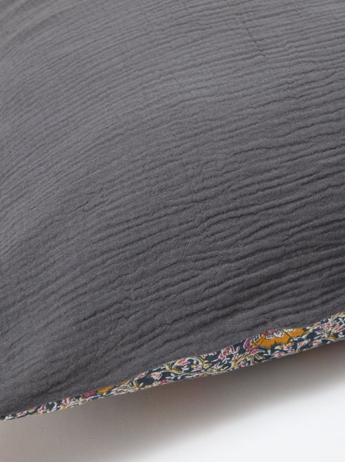 2-persoons dekbedovertrek (260x240cm) van katoenen mousseline - Kiabi Home - Kiabi